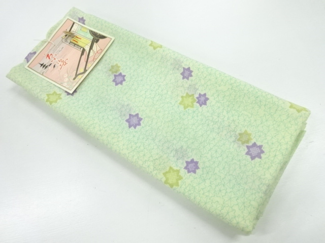 アンティーク　葉模様長襦袢地反物